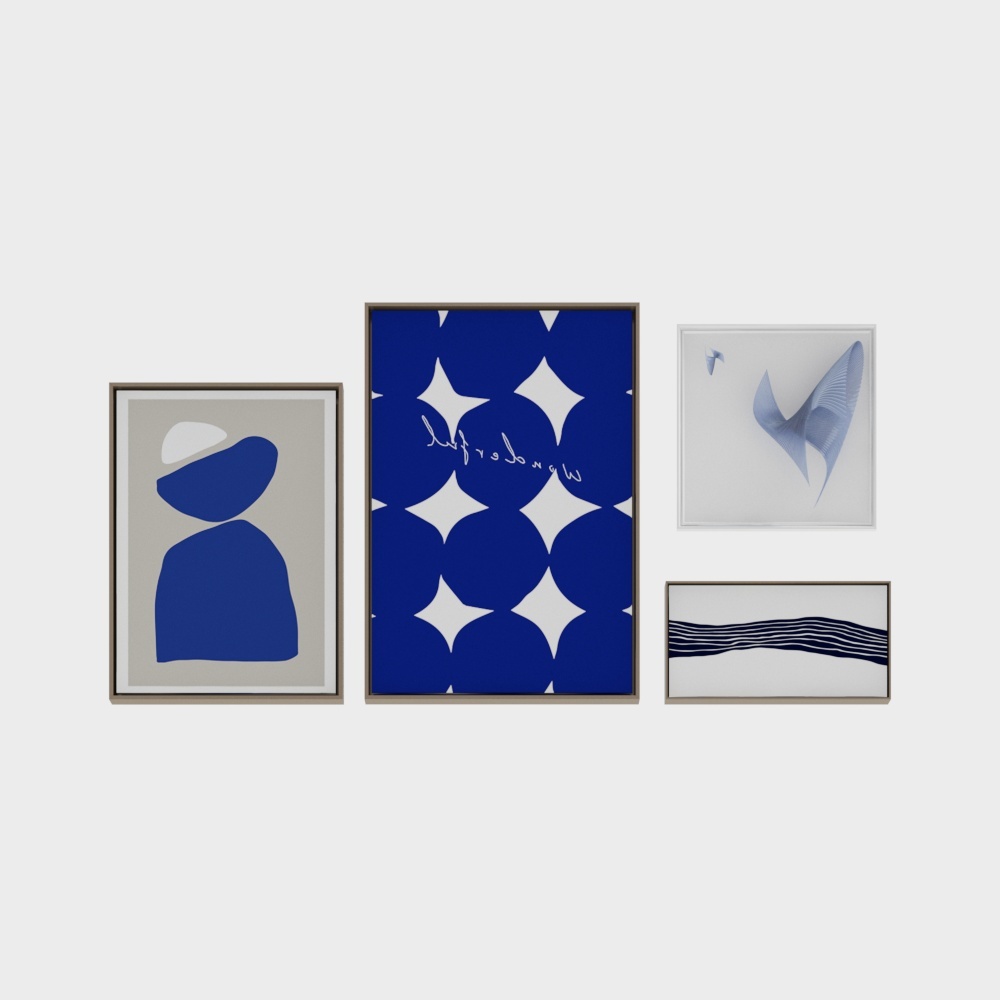 Klein blue wall painting