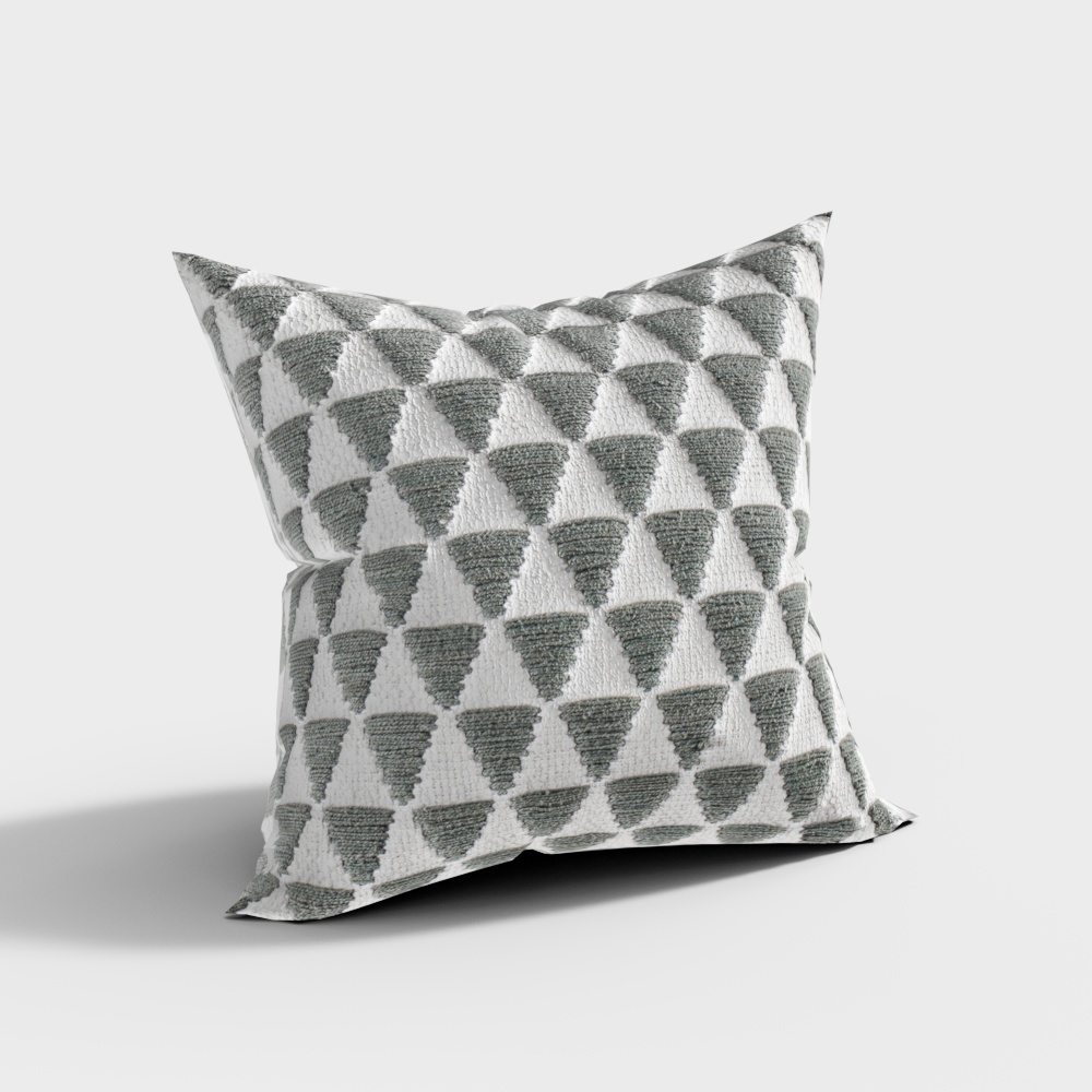 Triangle throw pillow