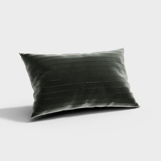 Elegant Wrinkled Pillow 3D Model for Creative Spaces