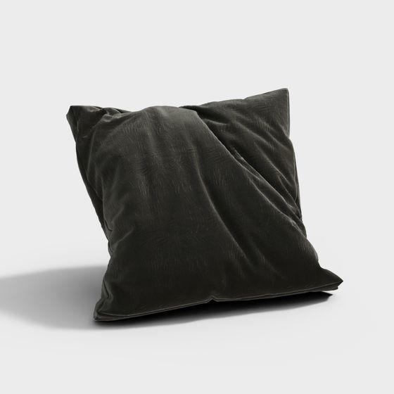 Темная декоративная подушка