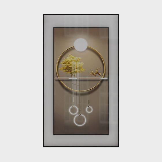 Nature's Harmony Low Poly 3D model