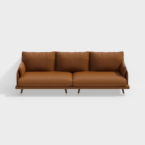 Elegant 3D Sofa Model for Contemporary Spaces