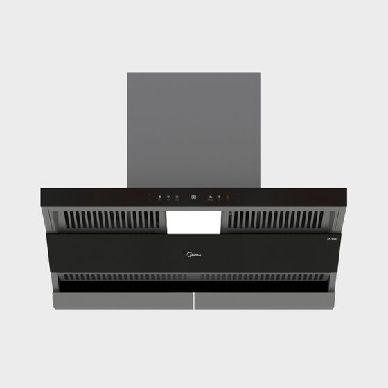 Sleek Modern Kitchen Range Hood 3D model
