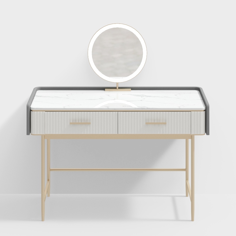 HM/SC-928/trắng ngà/1200*450*750/bàn trang điểm (bao gồm gương trang điểm)