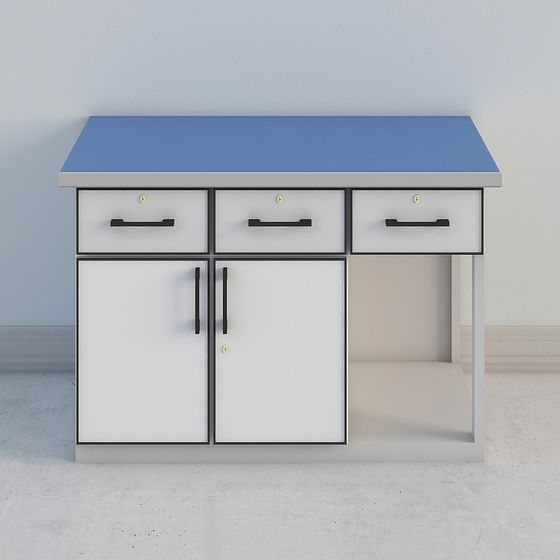 City Workstation 3D model for Modern Design