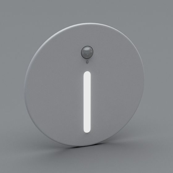 Minimalist Round Indicator Light 3D model