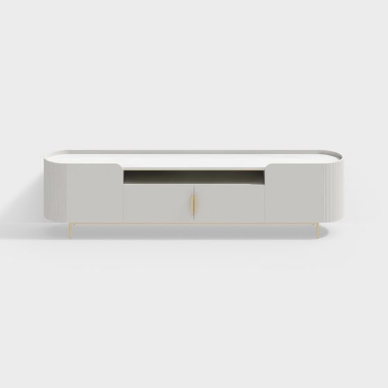 Modern Minimalist TV Cabinet 3D model
