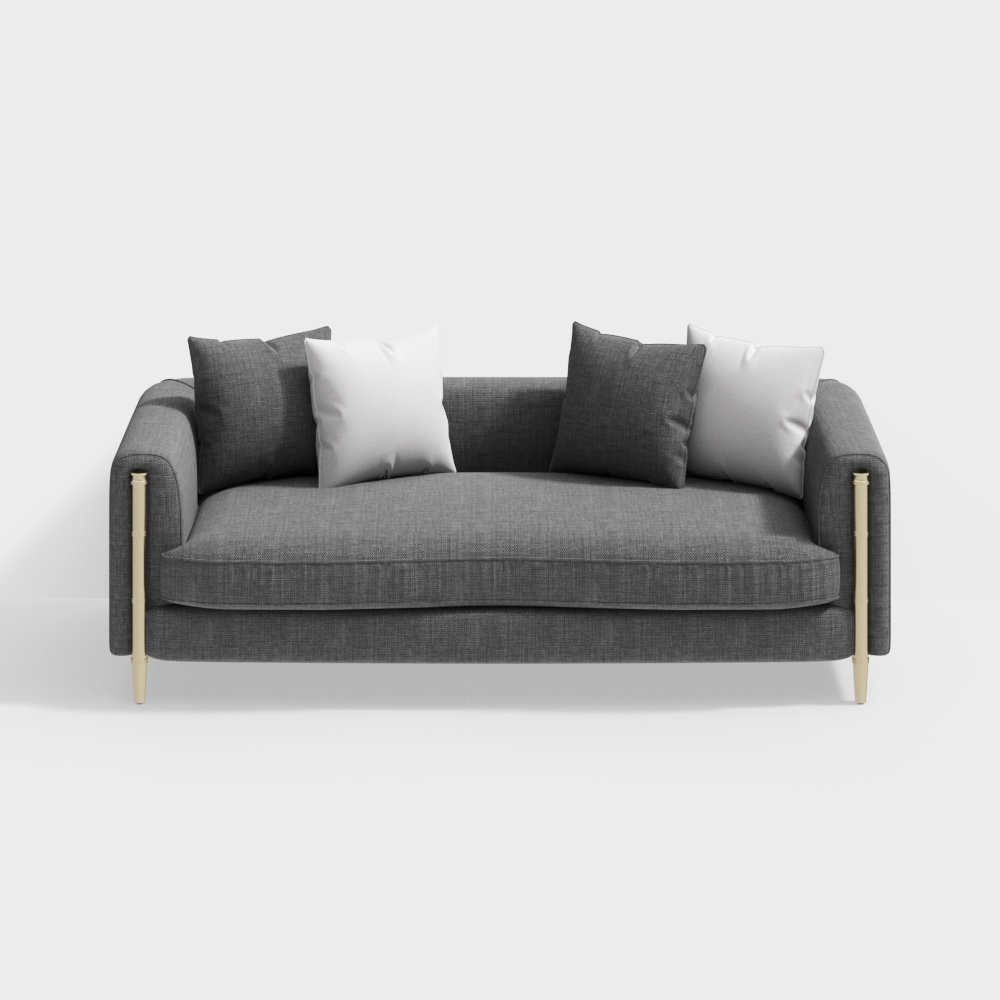 Sofa 3 người vải cotton - BSFS136 - Nhà Fan Chenmei