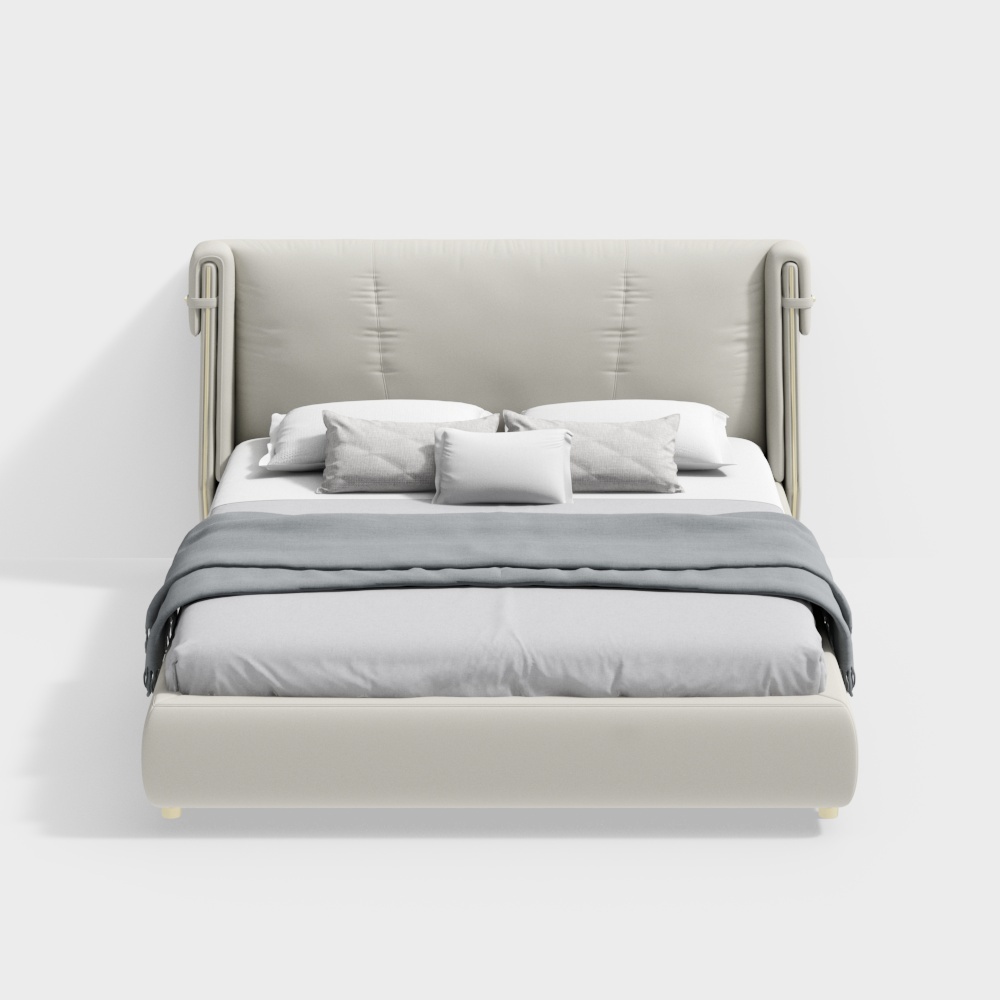 1.8m Cortex Metal Double Bed - BSGCA8006 - House of Light