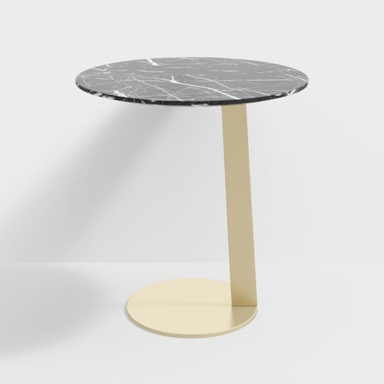 Elegant Round Table 3D model for Modern Interiors