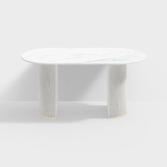 Elegant Round Table 3D model for Modern Interiors