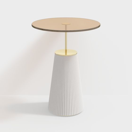 Elegant Round Table 3D model for Modern Interiors