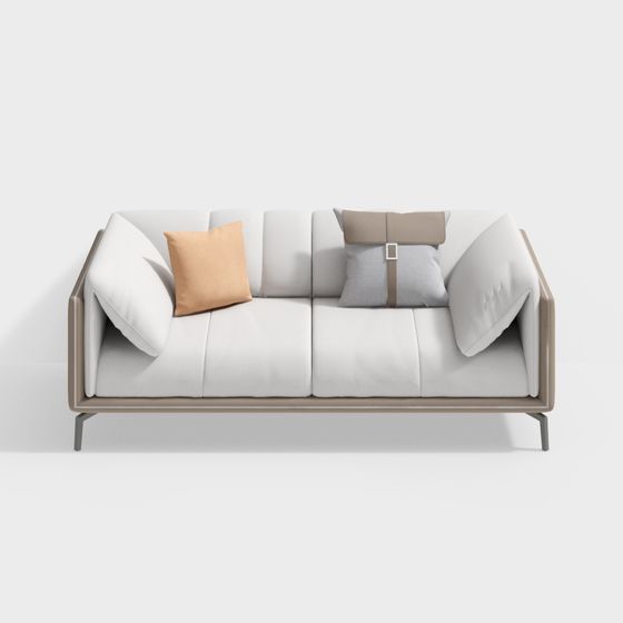 Sofa đôi bọc da kim loại - BSJS2156-Senkelo