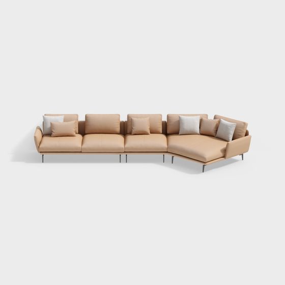 Ghế sofa kim loại vỏ và các đơn vị ba số- BSJS1929-Senselo