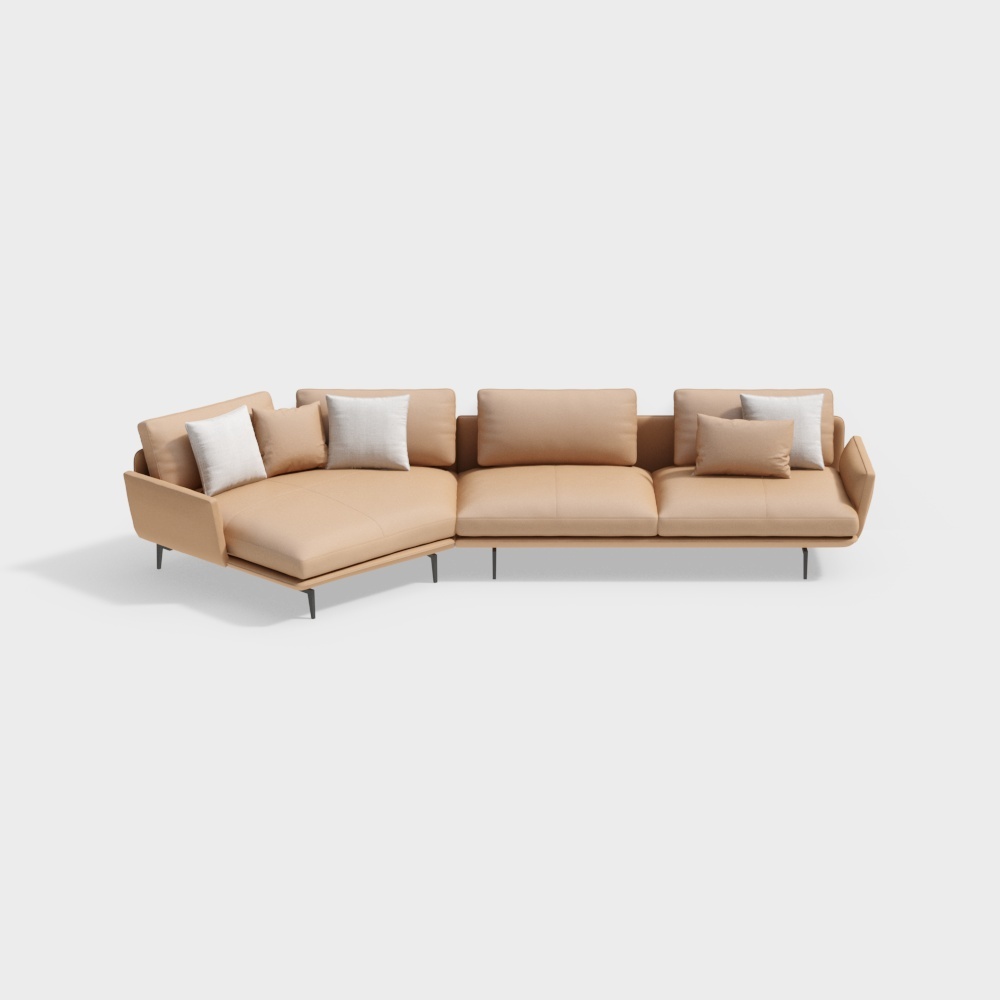 Sofa ba chỗ lớn kim loại Cortical-BSJS1929-Senkelo