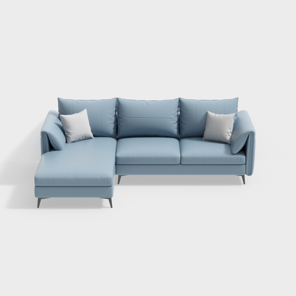 Canapé en métal cortical à trois places accoudoir droit - BSJS002-Senkelo