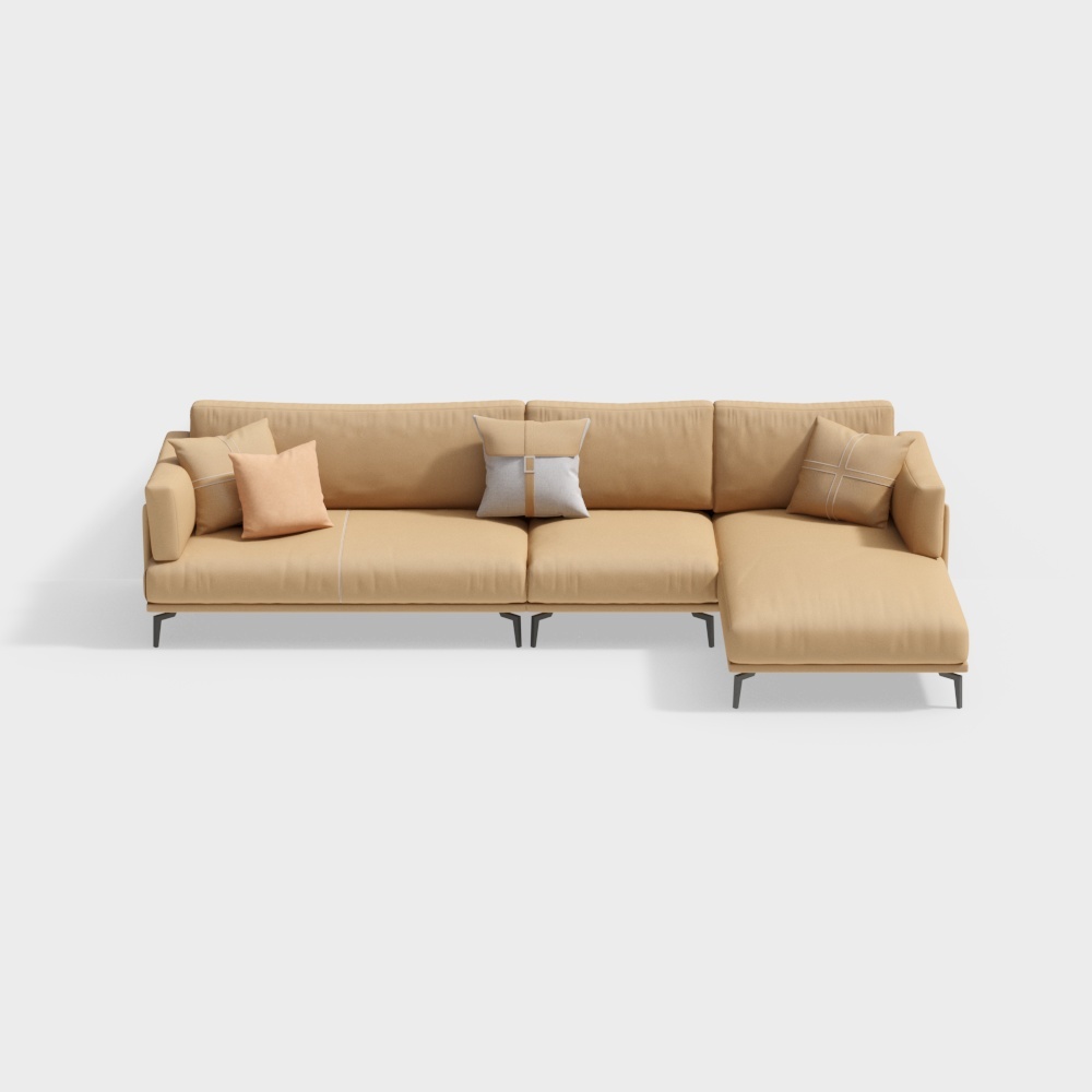 Da kim loại đơn ghế đôi ngồi trái công chúa sofa-BSJS2153-Senkelo