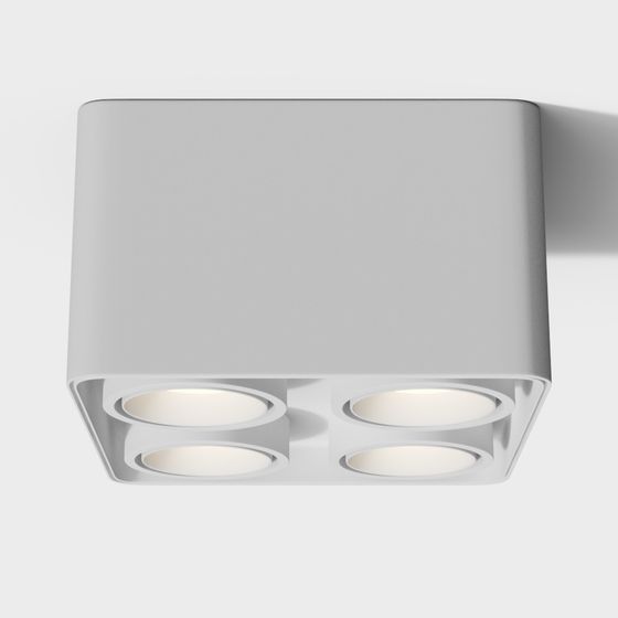 Stylish Cubical Beam 3D model for Modern Design