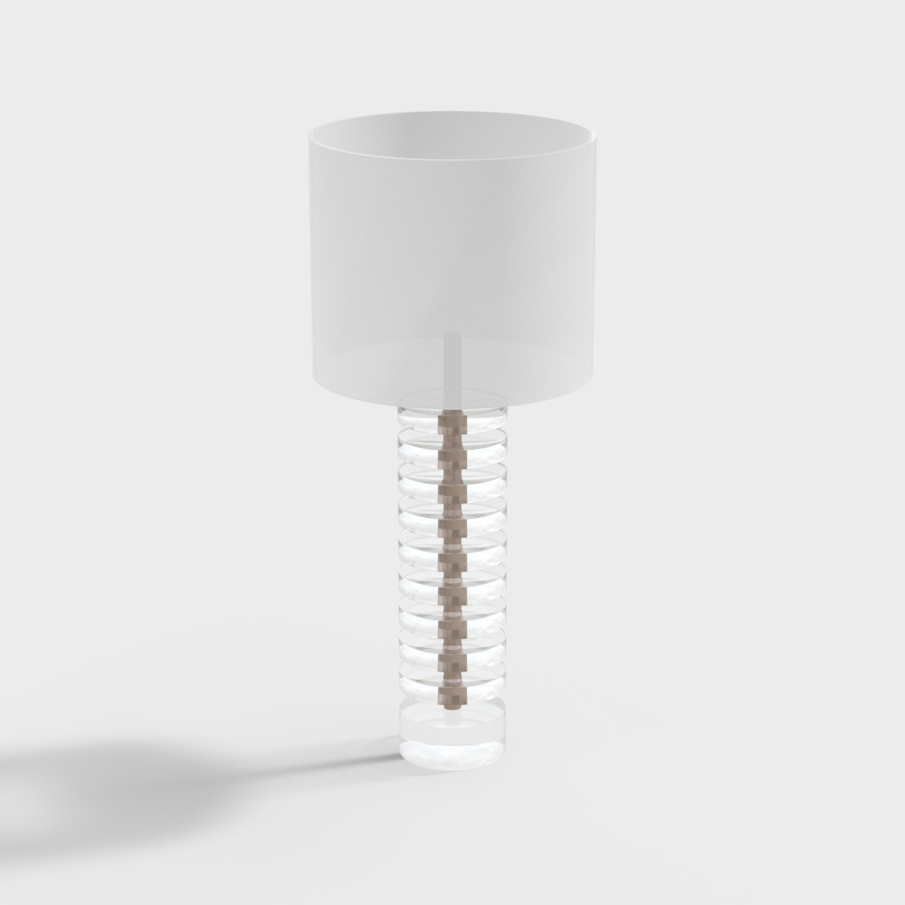 Moderne leicht luxuriöse Tischlampe