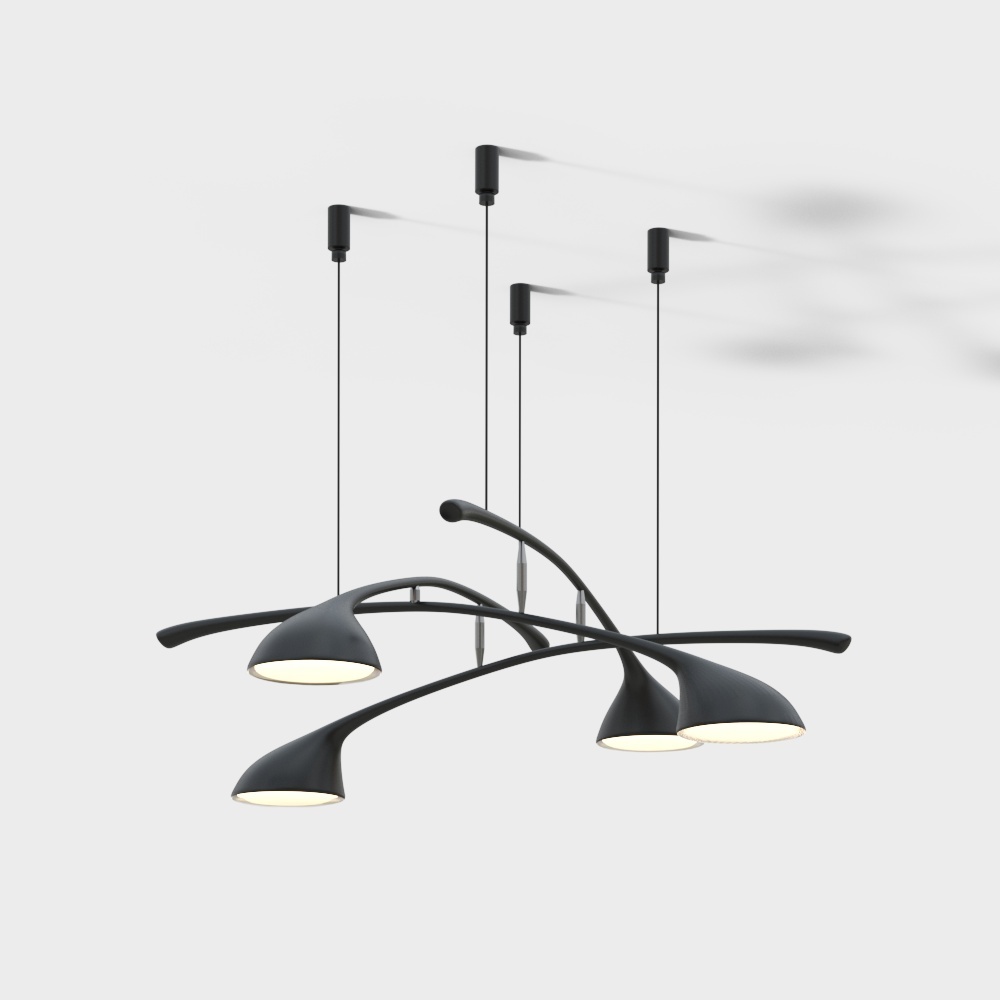 Đèn chùm cá tính sang trọng hiện đại