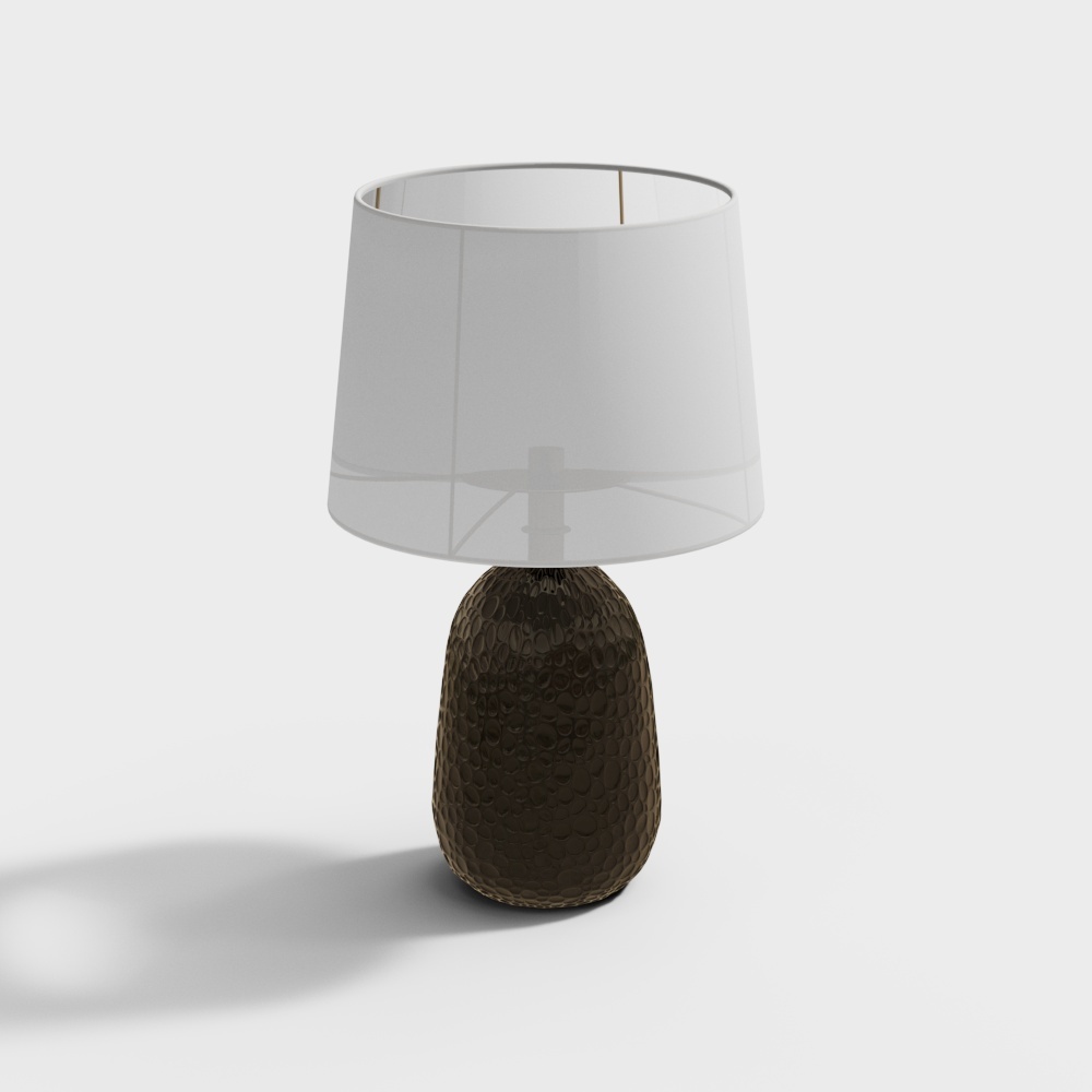 Современная светлая роскошь металлическая настольная лампа