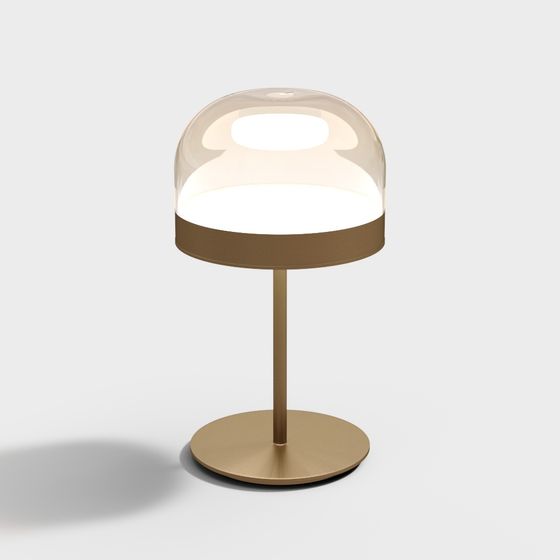 Stylish Low-Poly Table Lamp 3D model