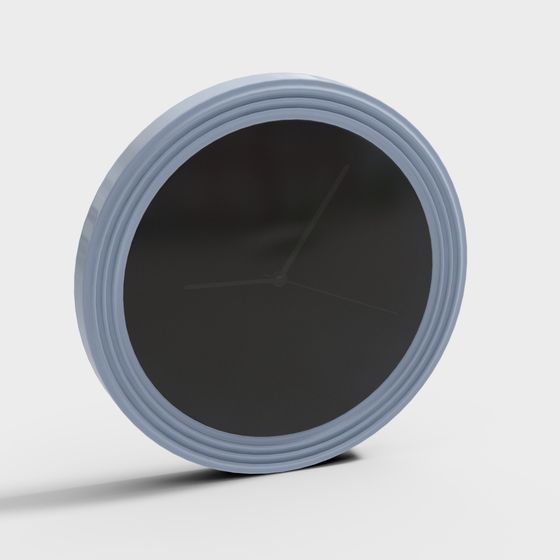 Minimalist Wall Clock 3D model