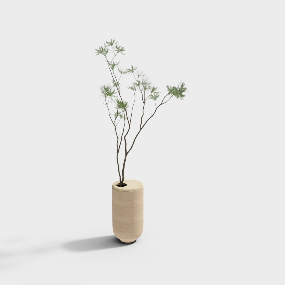 Nordic green plant potted plant