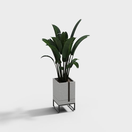 Urban Oasis 3D Model for Modern Interior Design