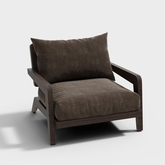 Cozy Lounge Chair 3D model