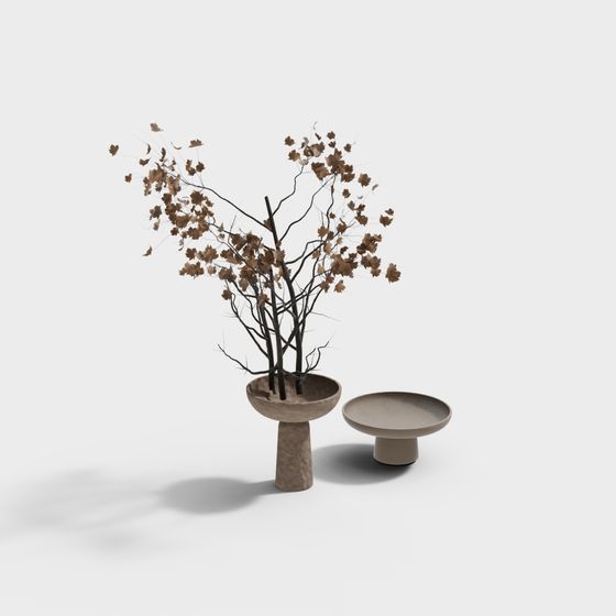 Elegant Bonsai Tree 3D model for Artistic Projects