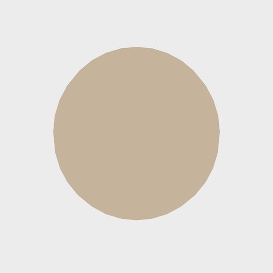 Minimalist Round 3D Model for Modern Design