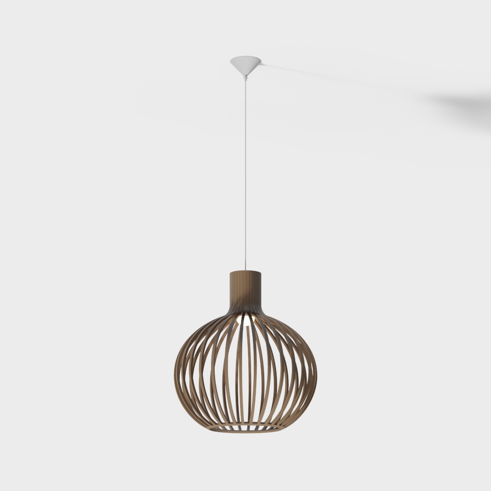 Modern Minimalist Pendant Light 3D model
