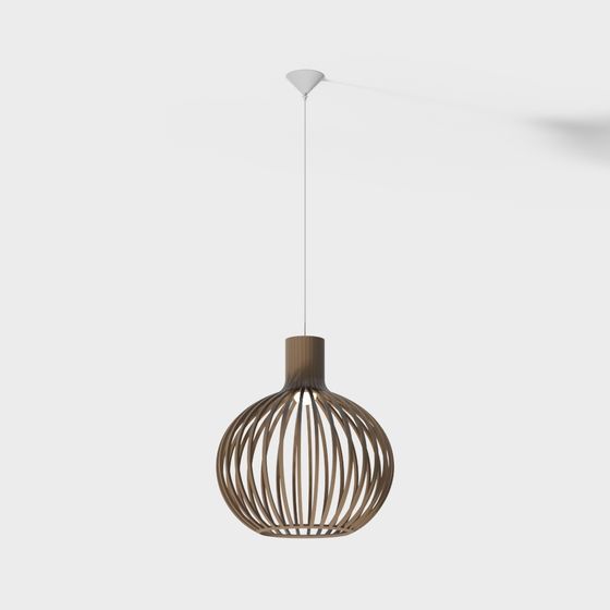 Modern Minimalist Pendant Light 3D model