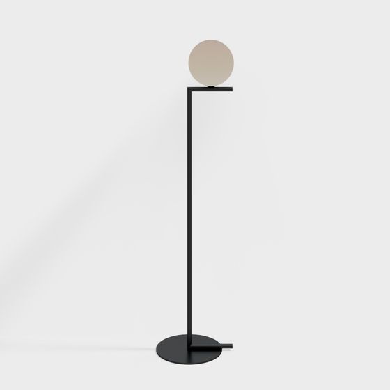 Minimalist Floor Lamp 3D model