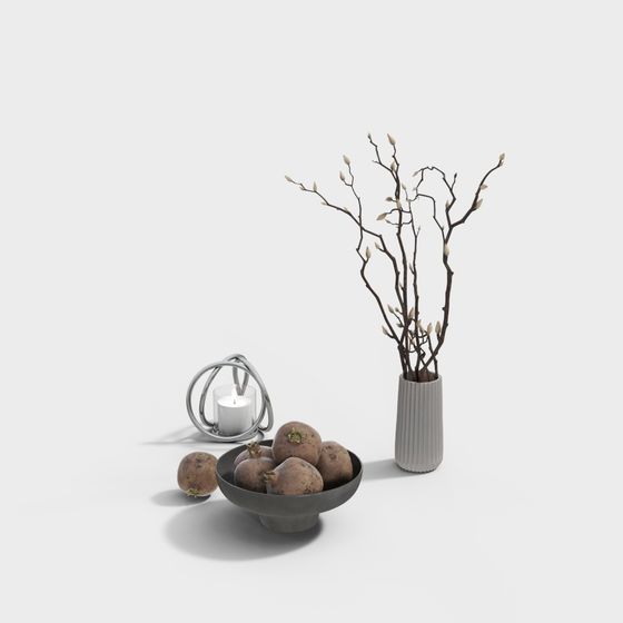 Winter Serenity Corner 3D model