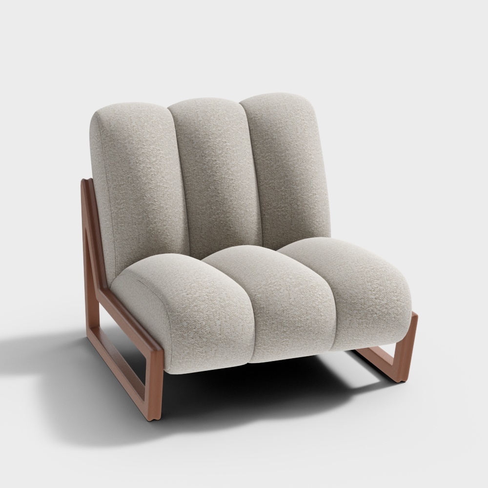 Wabi-sabi sackcloth chair