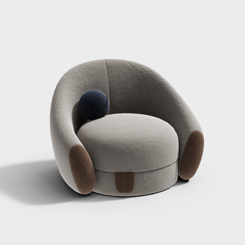 Милый лаунж-кресло в стиле ваби-саби