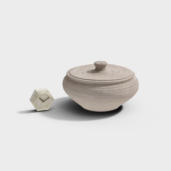 Rustic Pot 3D model for Creative Projects