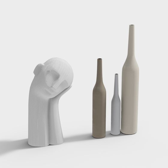 Stylish Low-Poly 3D Model for Modern Design Projects