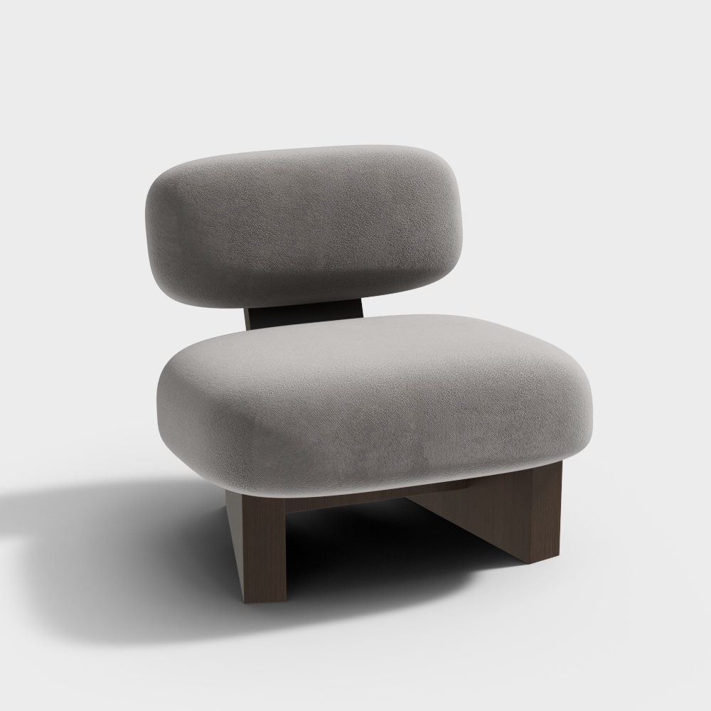 Wabi-sabi-style backrest chair