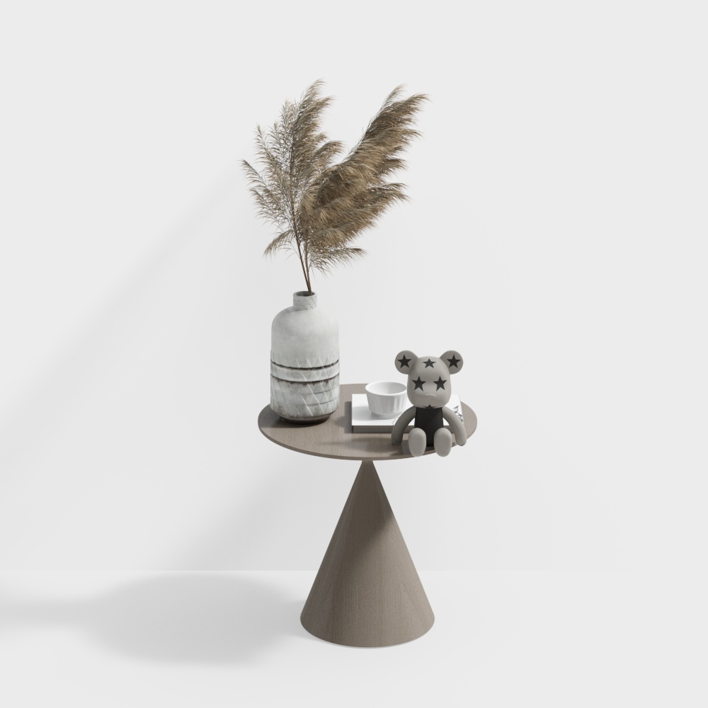 Bear and Vase Side Table 3D model
