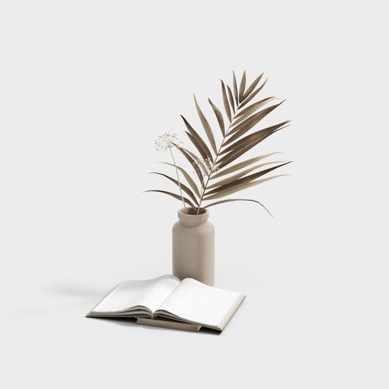 Tranquil Reading Corner 3D model
