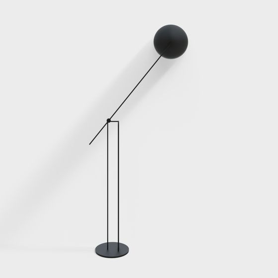 わびさび風のフロアランプ