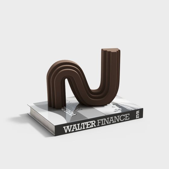 Walter Finance Bookend 3D model