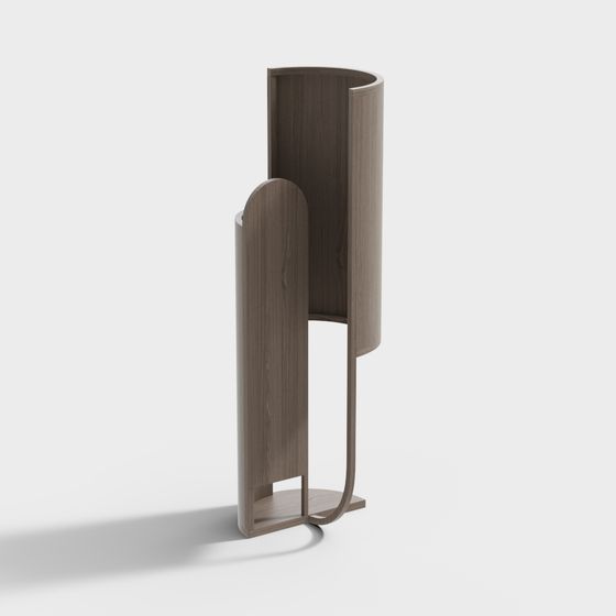 Đồ trang trí màu gỗ phong cách wabi-sabi