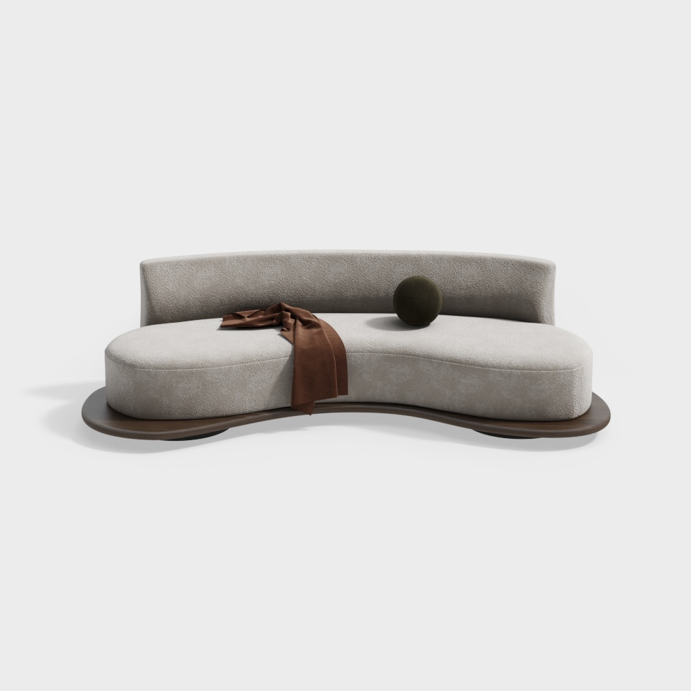 Silent wind multi-person sofa