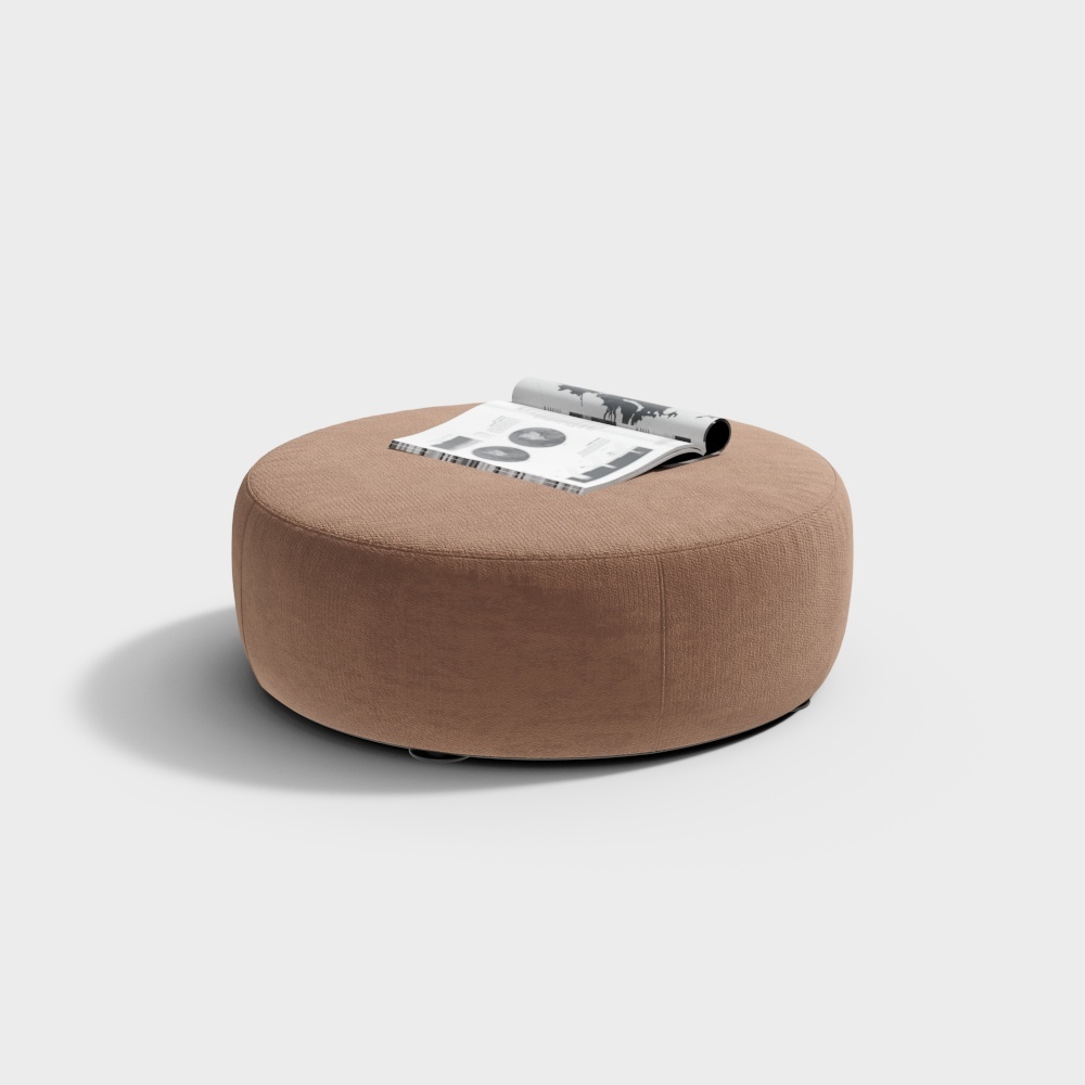 Modern Round Cushion 3D Model for Creative Interiors