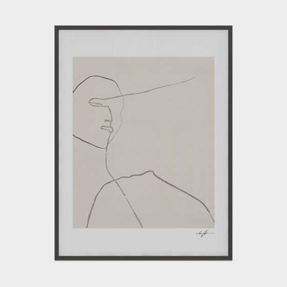 Soul of Lines 3D model - Minimalist Aesthetic