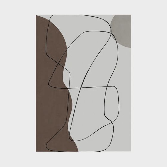 Abstract Lines 3D model for Creative Projects